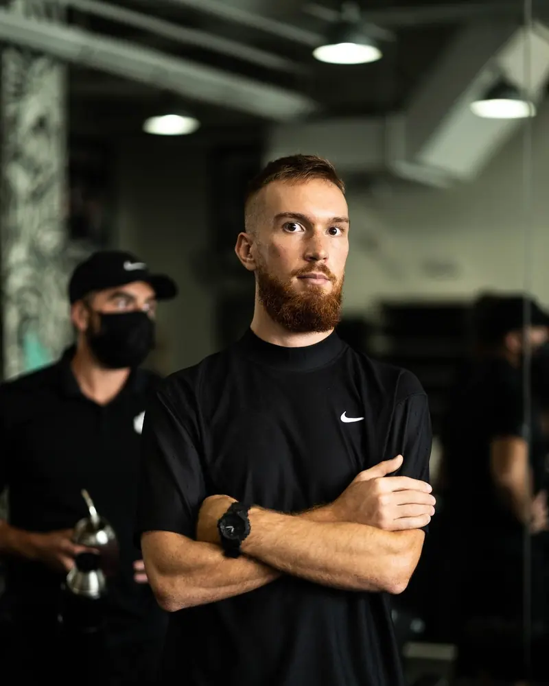 Portrait of Matt Wilkins in a training facility